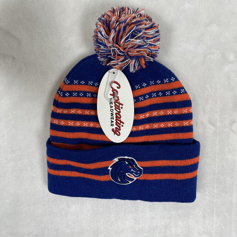 Boise State Broncos Beanie Hat One Size Blue NCAA Football Captivating Headwear
